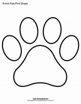 Coloring Paw Dog Pages Choose Board Print sketch template