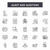Audit Auditors Line sketch template