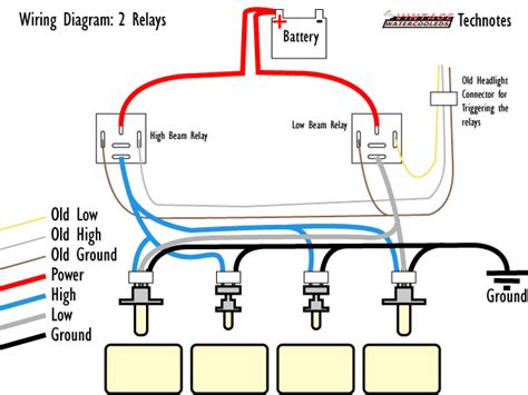 spotlight relay wiring diagram wiring diagram
