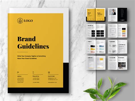 brand guideline template uplabs