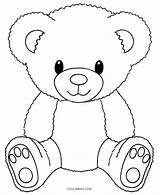 Face Bear Coloring Pages Brown Getcolorings Colo Book Teddy sketch template