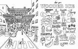 Philly Jawn Chinatown Otte sketch template