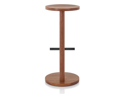 spot high wooden stool  footrest  herman miller design michael anastassiades