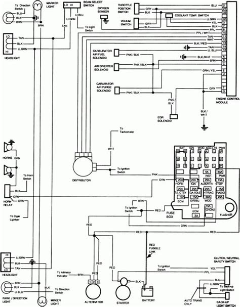 chevy instrument cluster wiring diagram