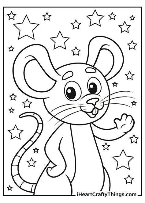 mouse coloring pages updated