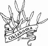 Oklahoma Coloring State Flower Pages Ohio Flowers Clip Football Kids Printable Popular Library Coloringhome Mistletoe Insertion Codes Draw sketch template