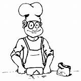 Koken Kleurplaten Keuken Kochen Kok Kuche Animaatjes Malvorlagen1001 Kleurplatenwereld sketch template