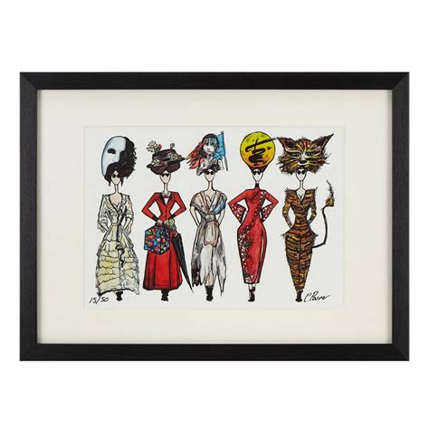 london show girls limited edition print by lime lace