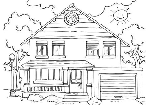 house coloring pages house colouring pages  coloring pages