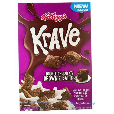 review kelloggs krave double chocolate brownie batter cereal