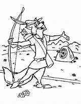 Robin Hood Coloring Pages Print Color Kids sketch template