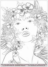 Nature Beauty Coloring Edward Ramos Stress Anti Colorism Book Illustration Pages Zen Adult sketch template