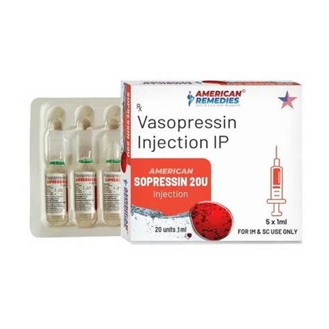 vasopressin ip  unitsml  rs piece vasopressin injection  mumbai id