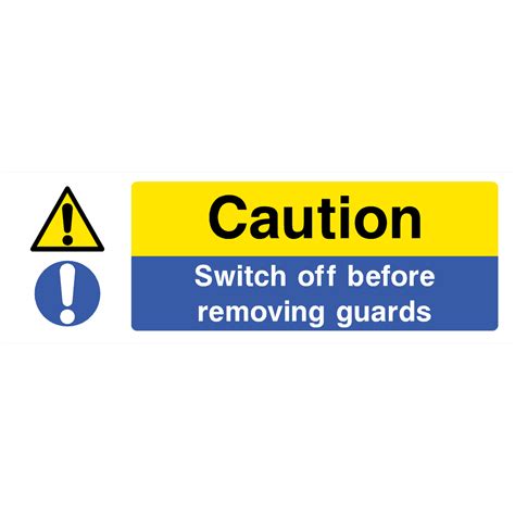 switch   removing guards sign