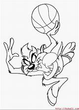 Taz Looney Tunes Demonio Tazmania Toons Marvin Tazman Basket Laminas Colorat Trickfilmfiguren Coloringhome sketch template