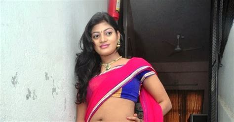 soumya latest hot navel show photos in half saree hot blog photos