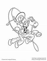 Story Coloring Pages Toy Kids Bullseye Printable Jessie Jessy Lasso Disney Colouring Sheets Characters Cartoon Horse Choose Board sketch template