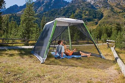 coleman  instant canopyscreen house camping tailgating   box  ebay