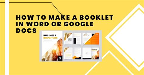 booklet  word  google docs