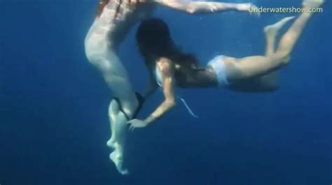 Bikini Girls Swim In The Ocean And Strip Alpha Porno