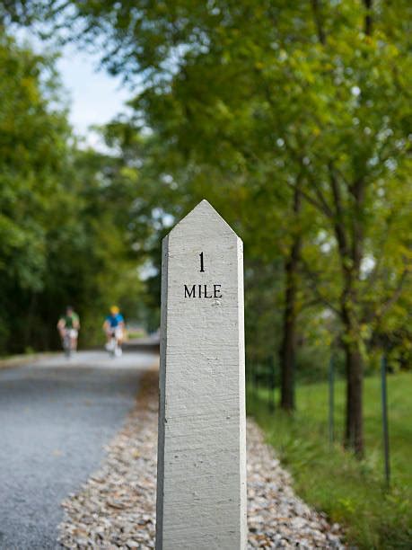 mile sign stock  pictures royalty  images istock