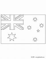 Australie Drapeau Bandera Coloriage Imprimer Colorier Imprimir Coloriages Drapeaux Mundial Línea sketch template