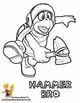 Hammer Bro Waluigi Coloringhome sketch template
