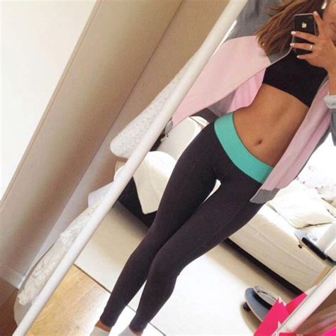 Leggings Fitspo Turquoise Instagram Grey Fitness