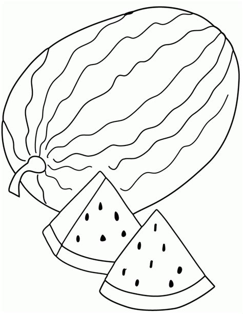 watermelon coloring pages  coloring pages  kids