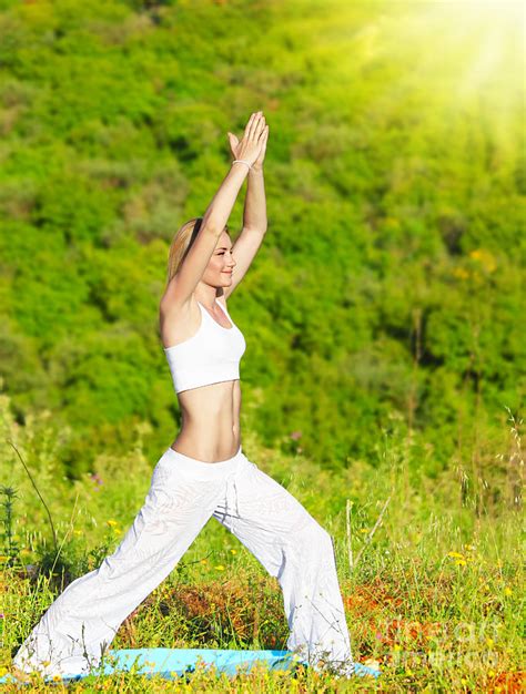 yoga outdoor photograph by anna om