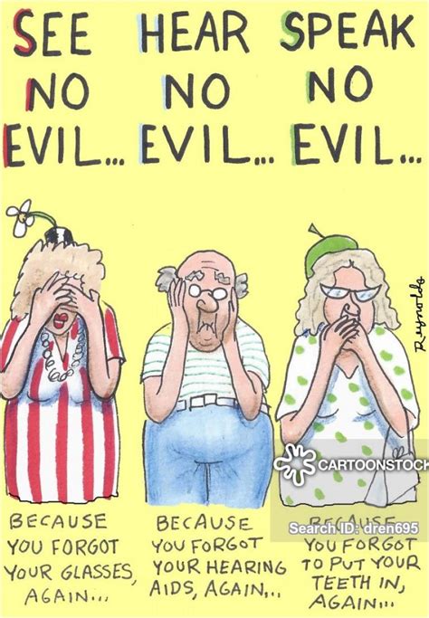 hear no evil cartoons and comics in 2021 funny old people funny