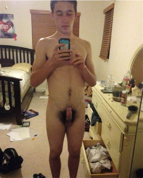cute teen with a hard hairy penis nude selfie blog