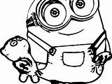 Coloring Pages Minion Valentine Drawing Kevin Getcolorings Getdrawings sketch template