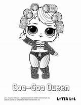 Lol Coloring Pages Surprise Goo Queen Dolls Series Lotta Pop Confetti Kids Doll Printable Baby Crafts Color Colouring Boss sketch template