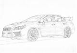 Car Jdm Subaru Wrx Sti Drawings Rally Sketch Paintingvalley sketch template