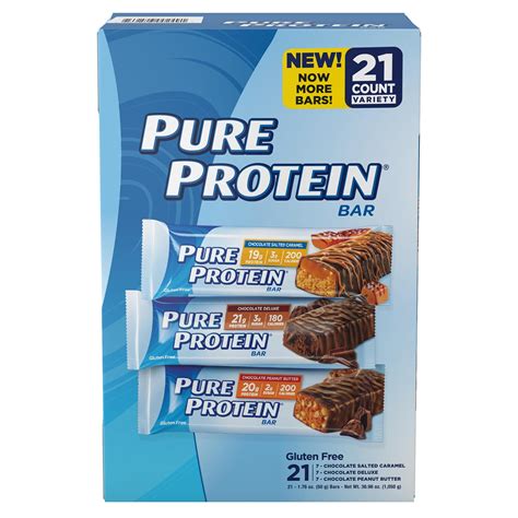 pure protein high protein bars variety pack  count walmartcom