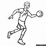 Athlete Coloring Pages Drawing Occupations Professional Athletes Thecolor Getdrawings Template sketch template