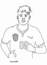 Neymar Coloriage Imprimer sketch template