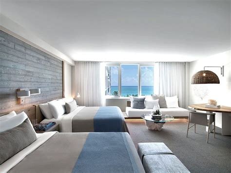 beach style interiors   room complement  setting  hotel room design hotel