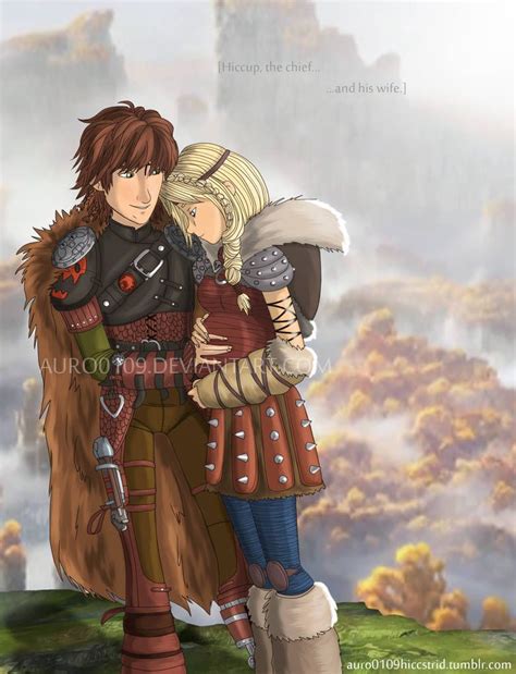 hiccup the chief and his wife astrid by auro0109 hiccup the chief and
