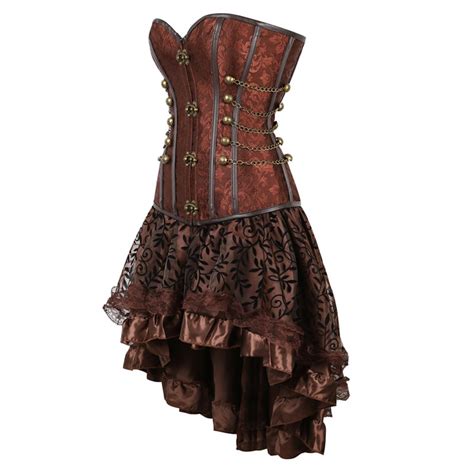 women corset dress women s steampunk clothing vintage halloween costume