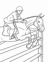 Horse Coloring Pages Jumping Show Pony Horses Book Club Printable Kids 2010 Drawing Jump Racing Barrel Showjumping Getcolorings Getdrawings Search sketch template