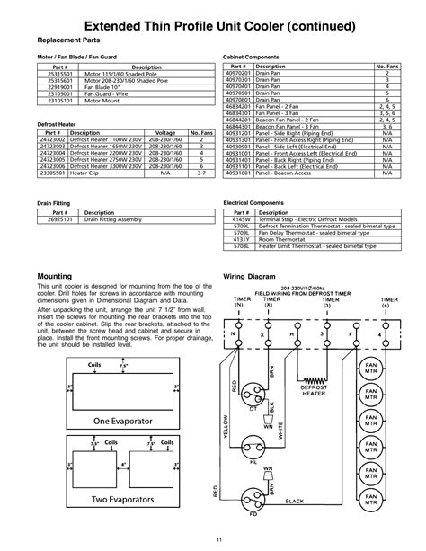 heatcraft unit cooler wiring diagram