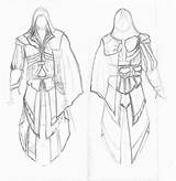 Creed Ezio Costume Drawing Deviantart Assassin Rabid Llama Hoodie Sketch Artwork Anime Drawings Template Sketches Dibujos Coloring Female Armor Character sketch template