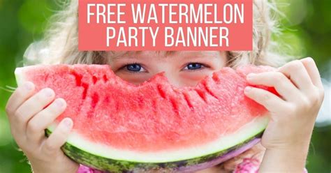 free watermelon party printables parties made personal