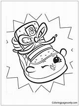 Shopkins Pages Sneaky Wedge Coloring Dolls Toys sketch template
