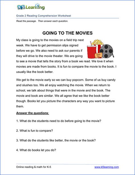 printable reading comprehension worksheets  exercises  dif