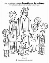 Jesus Mormon Lds Blesses Bambini Printable Blessing Little Colorare Segnet Library Praying Battesimo Kinder Child Enfants Bountiful Preghiera Ldscdn Bless sketch template