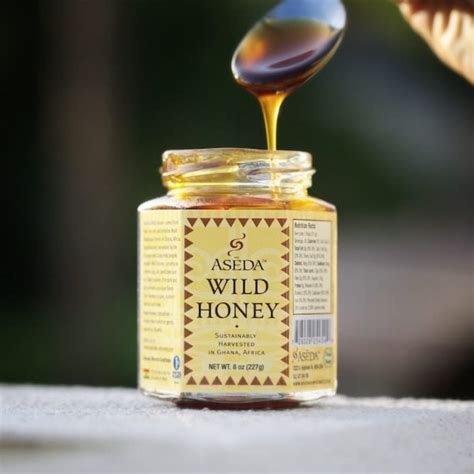 aseda s wild raw african jar of honey small honeycolony