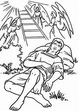 Jacob Coloring Ladder Pages Esau Jacobs Angels Bible Ladders Clipart Sunday School Activities Crafts Kids Preschool Netart Story Frontline Clubs sketch template